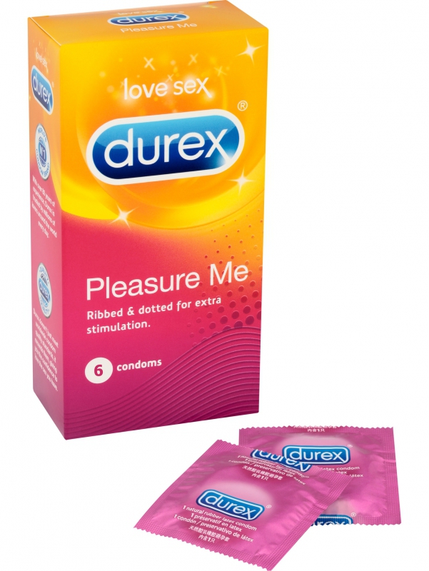 Durex Pleasure Me - Kondomer (6-pack)
