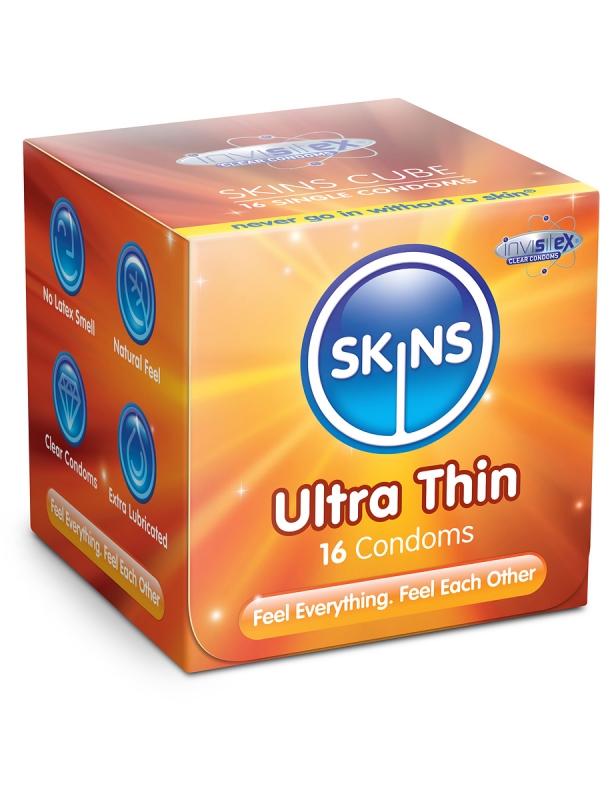 Skins Cube Kondomer Ultra Thin (16-pack)