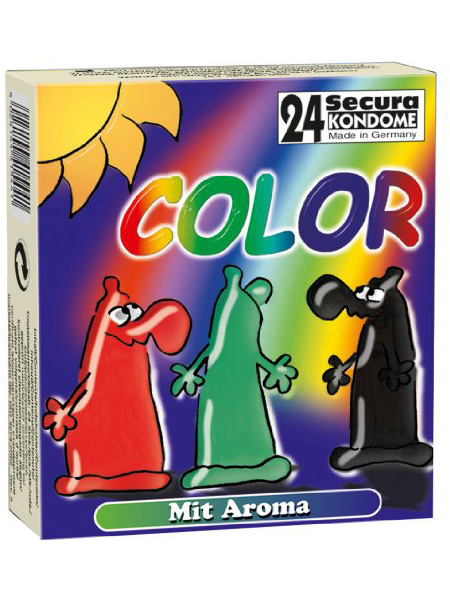 Secura Color Condom (24-pack)
