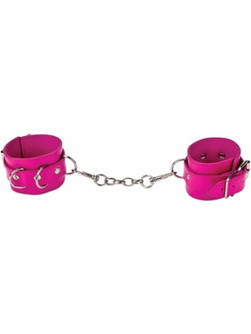 Ouch! Leather Cuffs (rosa)