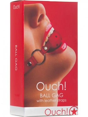 Ouch! - Ball Gag (röd)