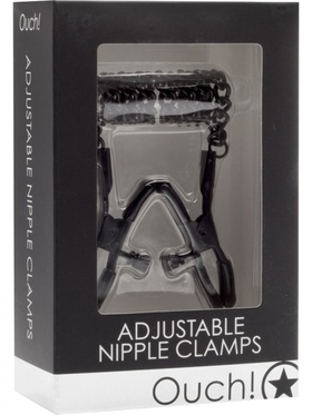 Ouch! - Adjustable Nipple Clamps (svart)