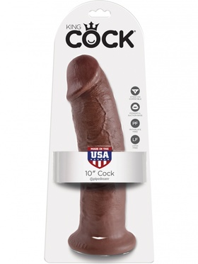 Pipedream - King Cock - 10 inch Cock (brun)