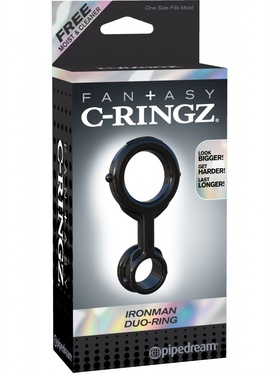 Pipedream C-Ringz - Ironman Duo-Ring (svart)