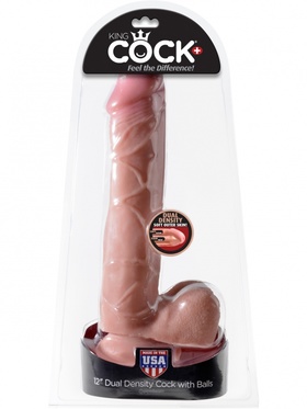 Pipedream - King Cock Dual Density Cock with Balls (30 cm)