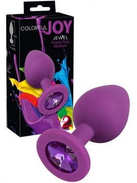 You2Toys - Colorful Joy, Jewel Purple plug (medium)