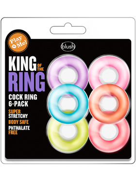 Blush - King of the Ring, Cock Ring (6-pack)