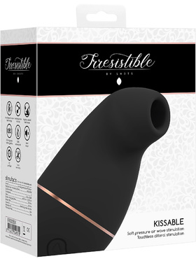 Irresistible - Kissable Lufttrycksvibrator (svart)