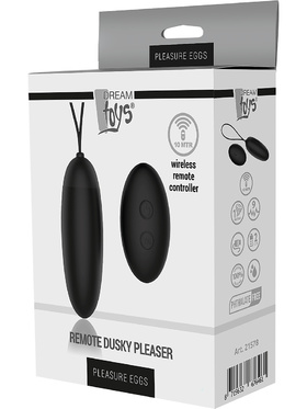 Dream Toys - Pleasure Eggs, Remote Dusky Pleaser (svart)
