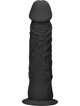 RealRock Skin - Realistisk Dildo (27 cm, svart)