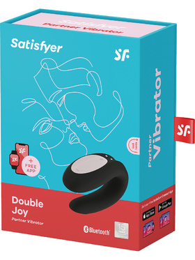 Satisfyer - Double Joy Parvibrator (svart)