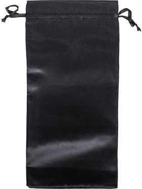 Satin förvaringspåse 39.5 x 19.5 cm (svart)