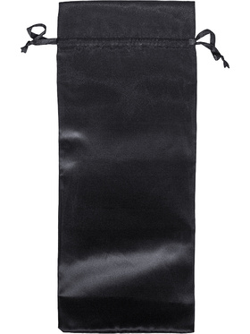 Satin förvaringspåse 37 x 14.5 cm (svart)