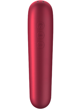 Satisfyer - Dual Love Lufttrycksvibrator (röd)
