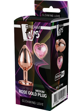 Dream Toys - Gleaming Love Rose Gold Plug (Medium)