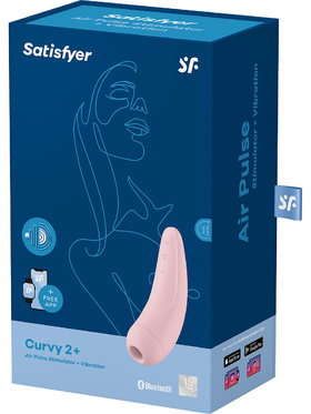 Satisfyer - Curvy 2+ Lufttrycksvibrator (vit)